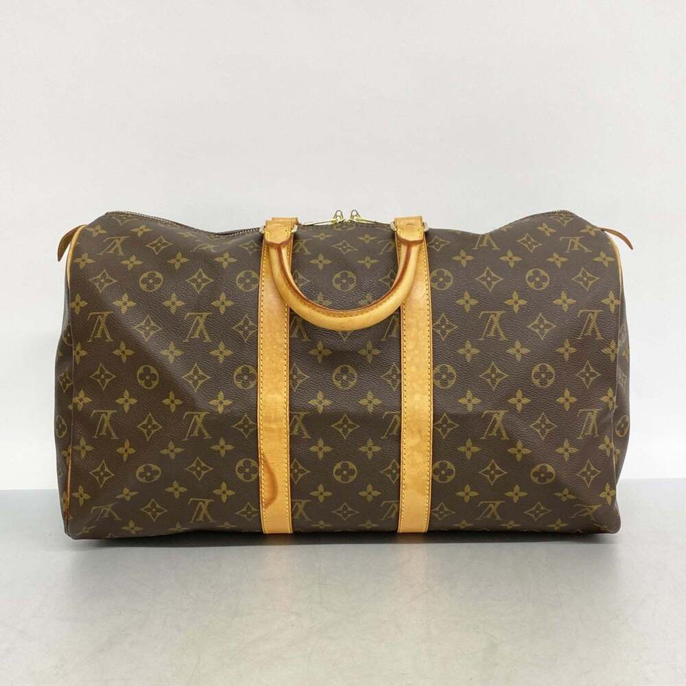 LOUIS VUITTON Brown Monogram Keepall 45 Boston Bag - Picture 13 of 13